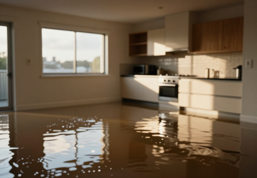 Flooded basement in Cammeray before restoration
