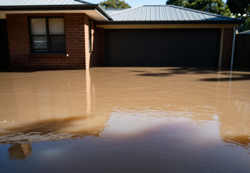 Before and After Flood Damage in Cammeray